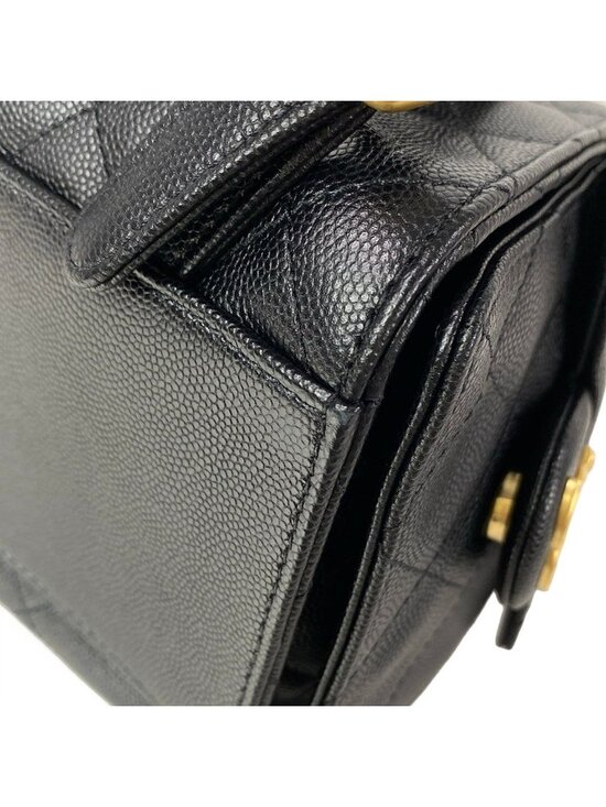 Chanel Backpack 25 Quilted Black Gold Chain main image 16
